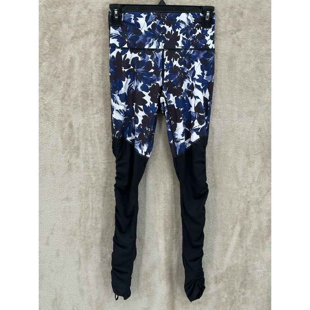 Fabletics Leggings Womens XS Cashel Foldover Powerform UPF 50 Yoga Active Gym